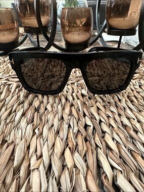 Tom Ford Black Sunglasses with Dark Lenses